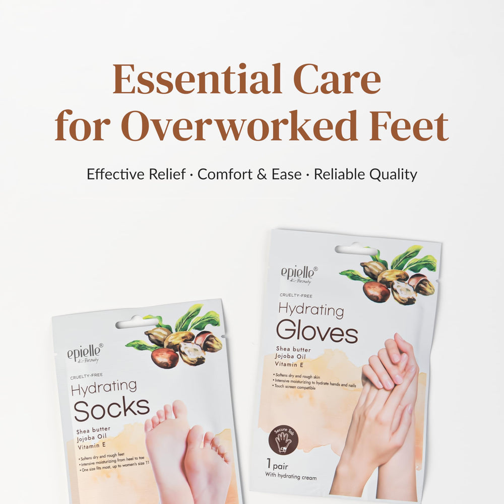 Epielle Softened Feet Texture proves visible results after use.