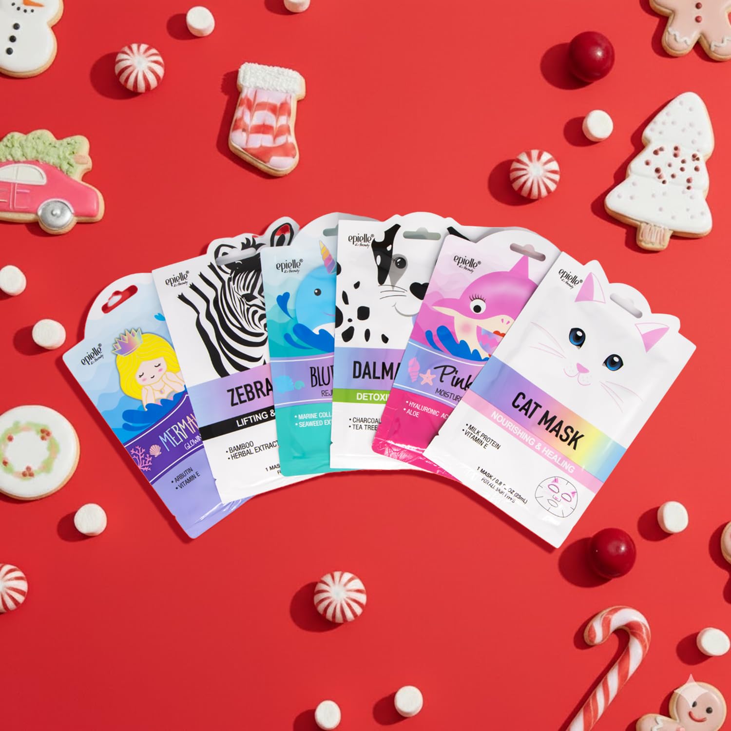 Epielle Wave and Wild assorted-pack-2 features multiple motifs for shareable spa fun