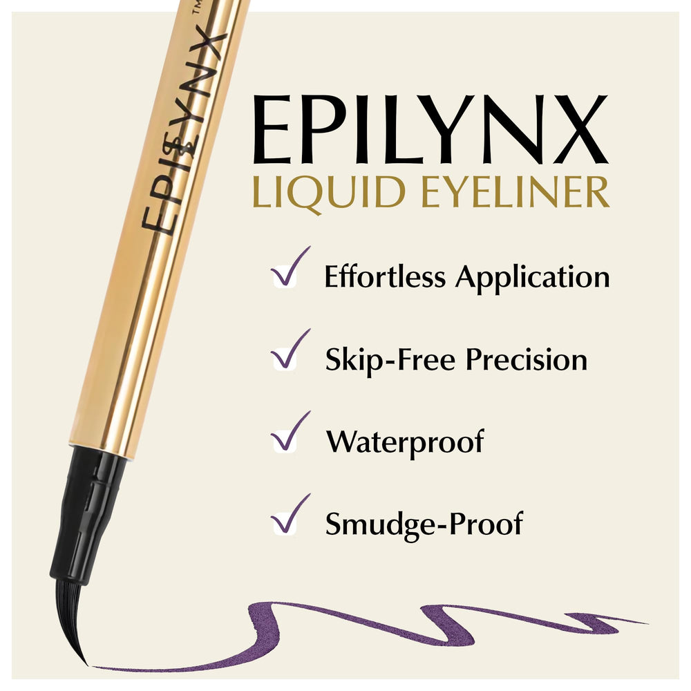 Waterproof EPILYNX eyeliner delivering all-day wear