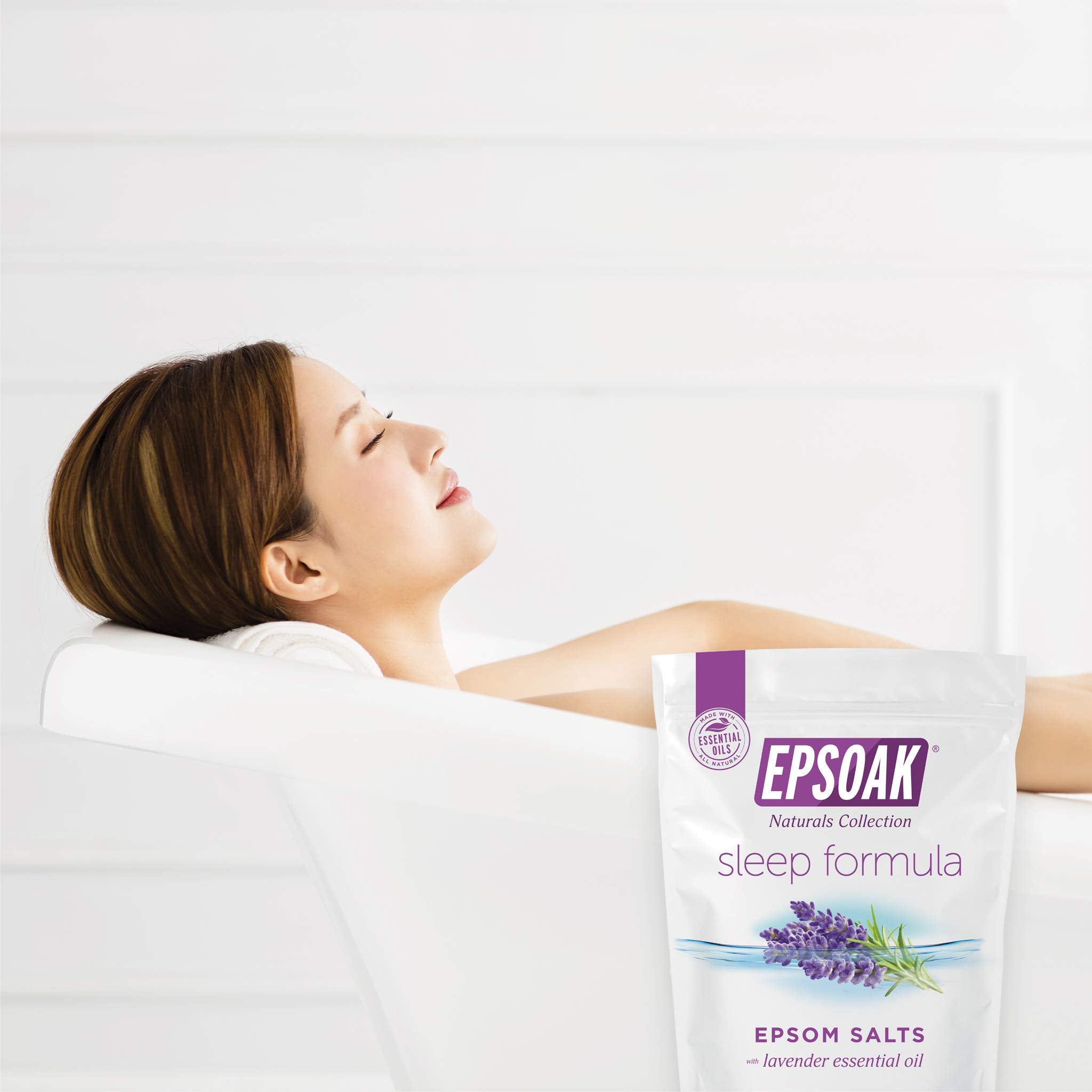 Epsoak cruelty-free certification badge on the pack