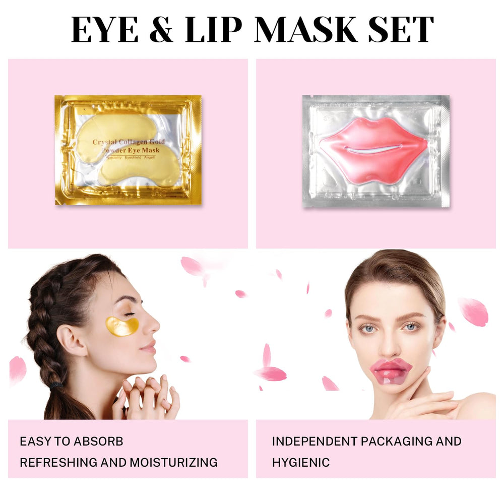 Epstur dual hydration set nourishes both eyes and lips.