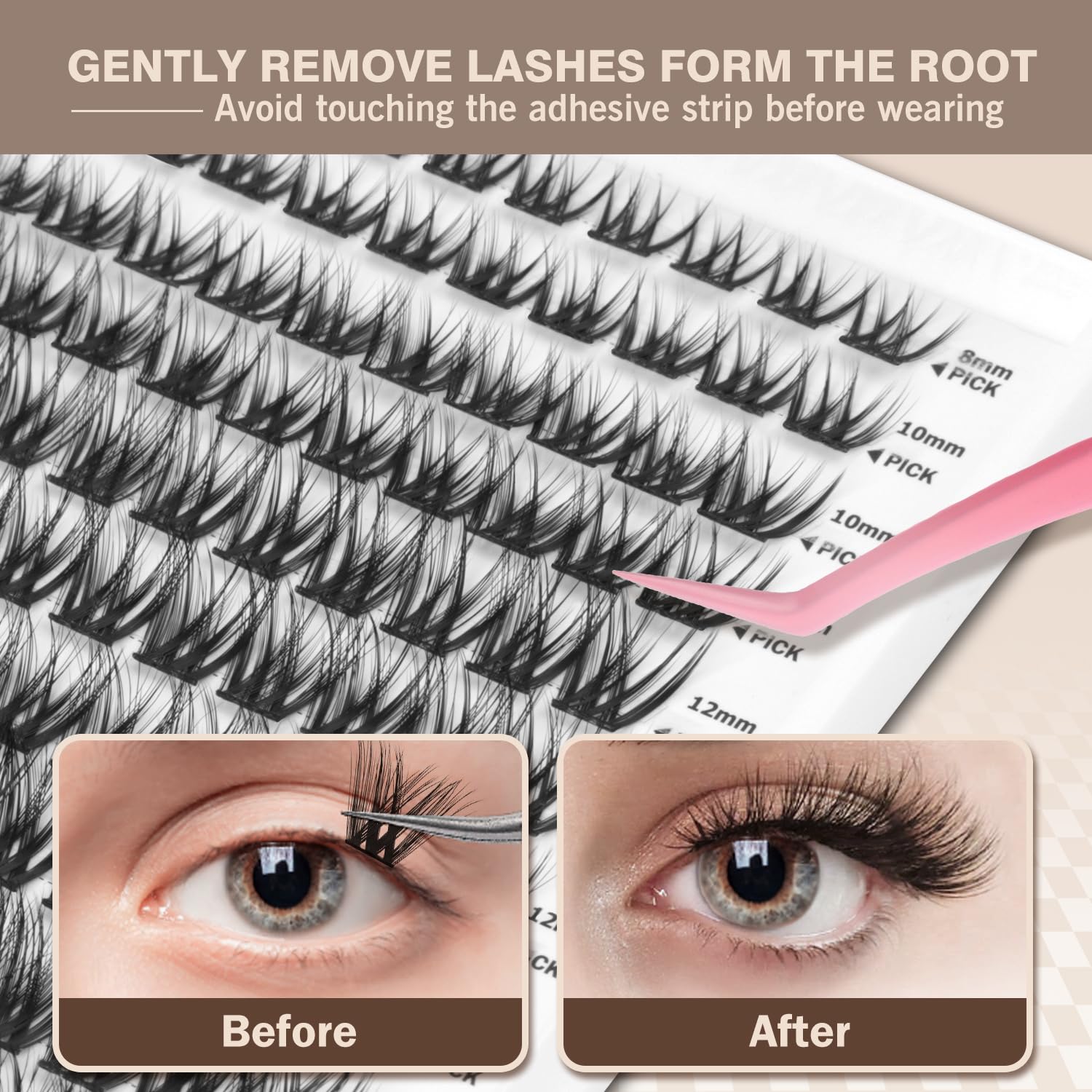 EPUDY FIHSALA included tweezers ensure precise placement.