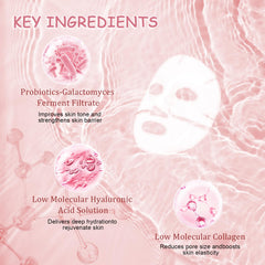 Eqimznv collagen mask gentle formula suitable for sensitive skin with hydration.