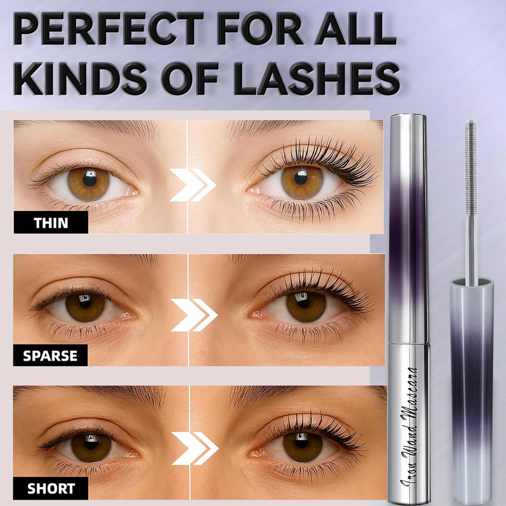 Eqimznv Iron Wand Mascara easy application fits eye shape.