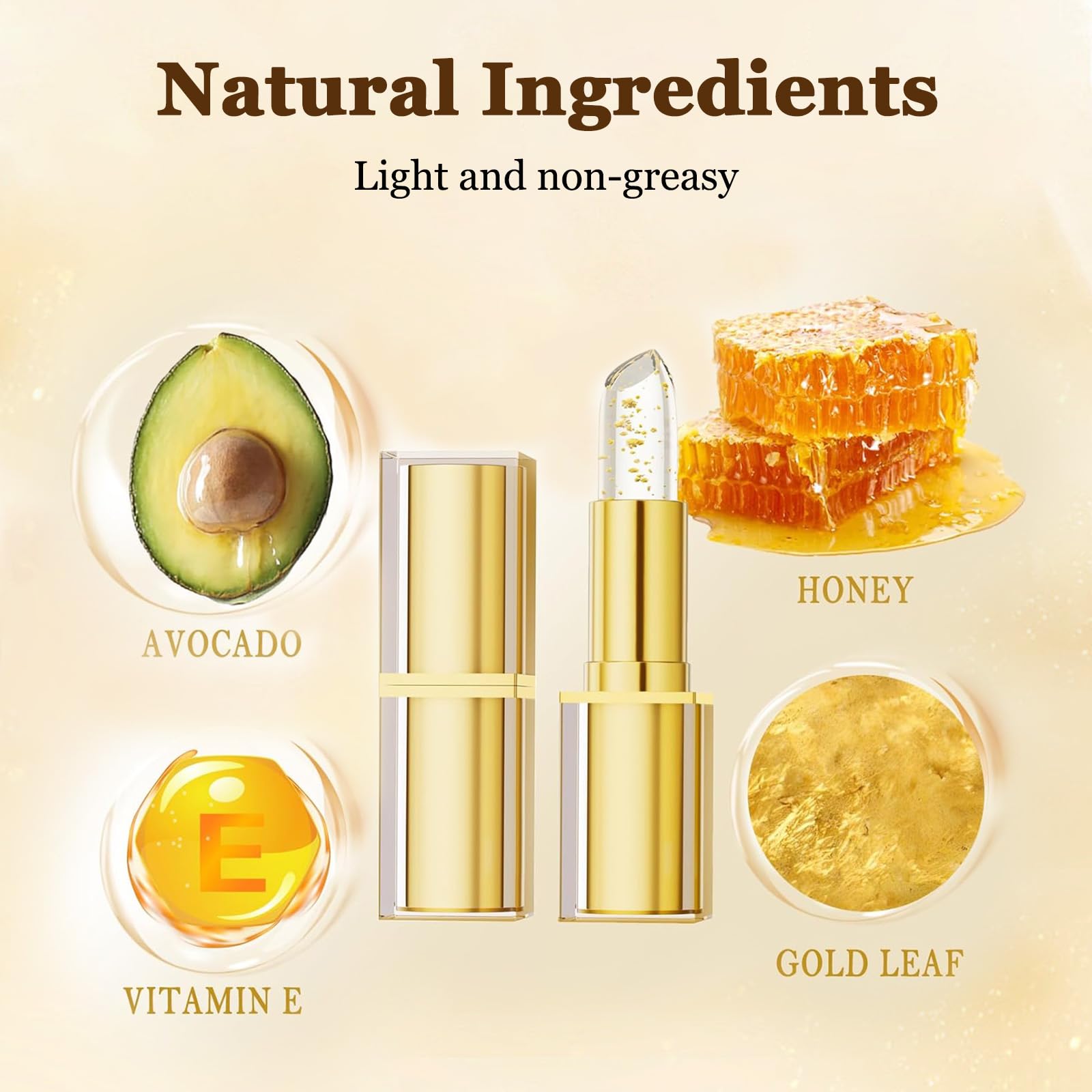 Eqimznv nourishing oils on lips for soft, comfortable appearance throughout the day.