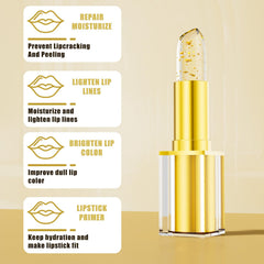 Eqimznv transfer-proof lipstick swatch demonstrates long-lasting color on lips.