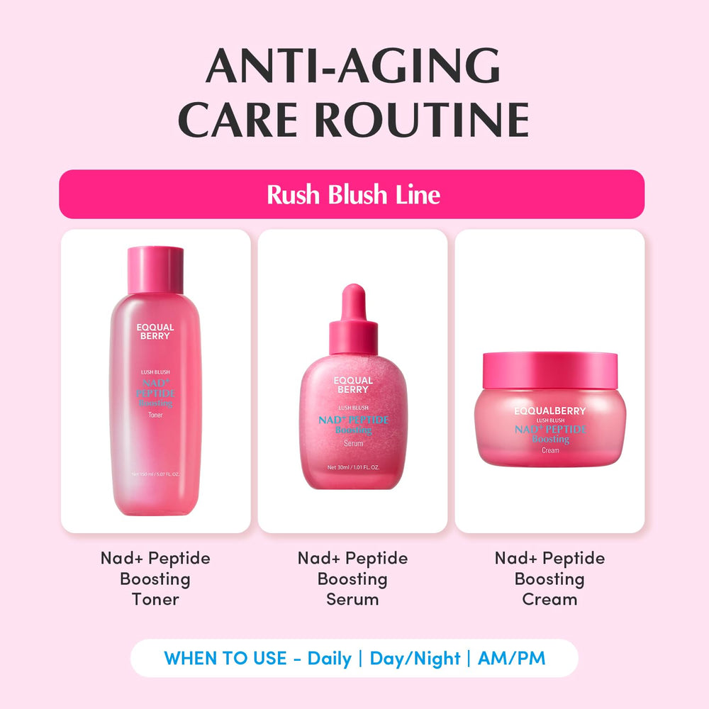 EQQUALBERRY NAD+ Peptide Toner pump dispense for easy use