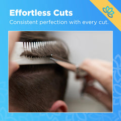 Equinox International comb set for detangled, neat sections