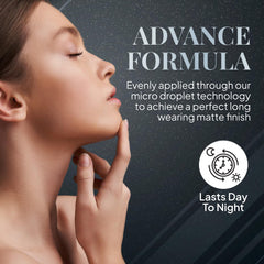 ERA Beauty ERA Face Spray R6 Ginger swatch blending naturally.