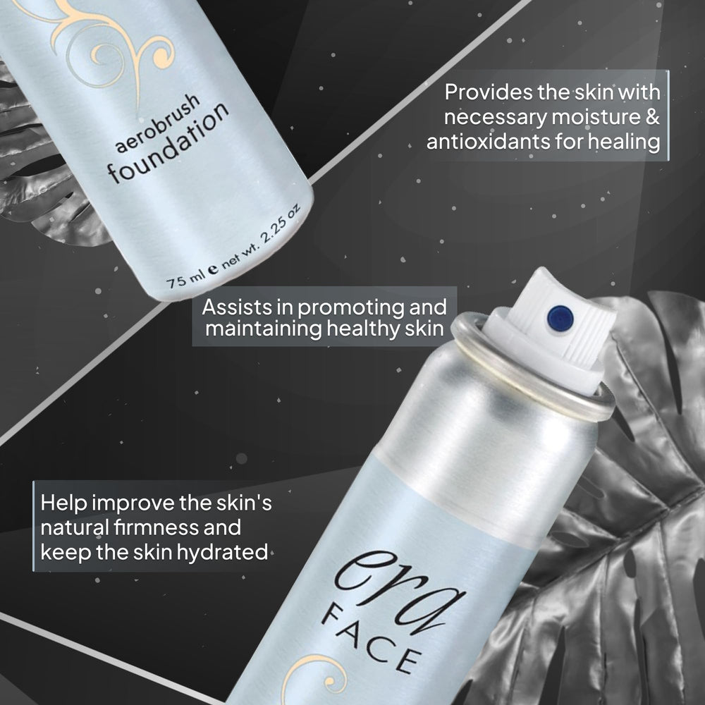 ERA Face spray mist on skin provides even tone