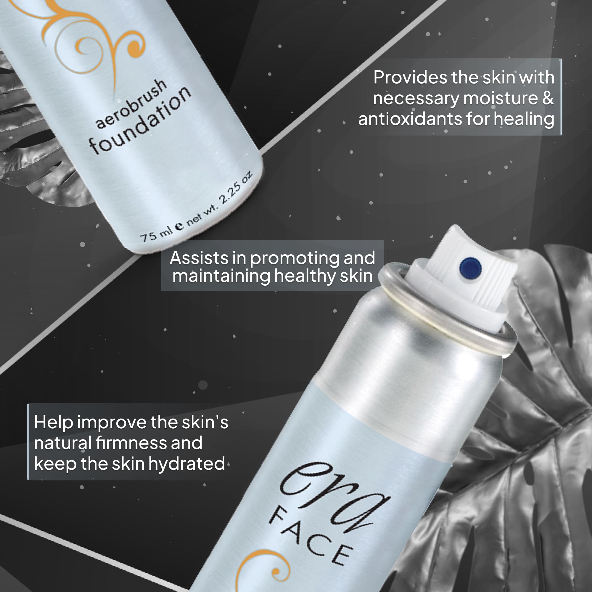 ERA Beauty ERA Face spray tattoo coverage demonstration.