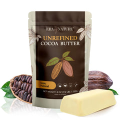 Era of Nature Cocoa Butter Raw in a resealable pouch for deep skin hydration