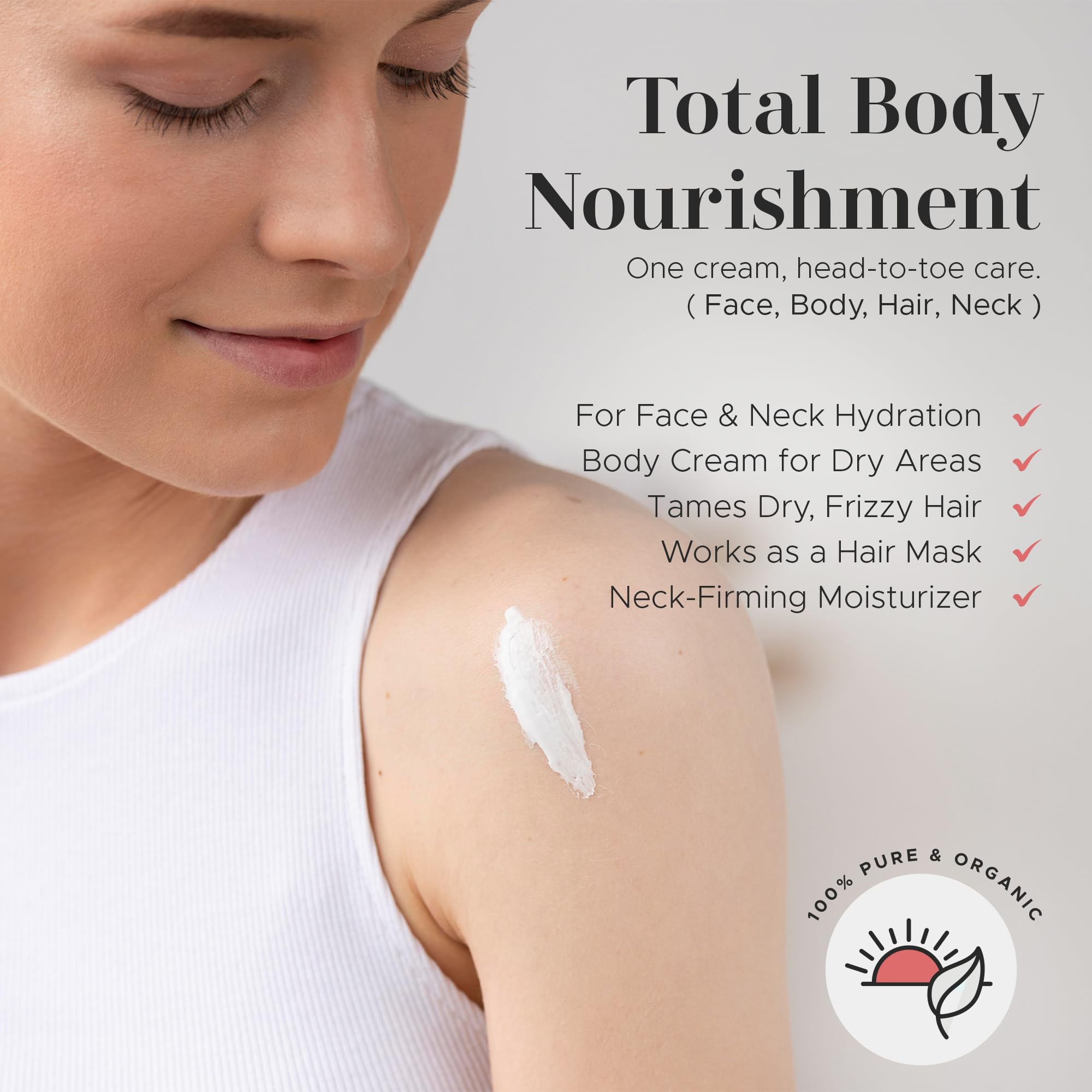 Era of Nature Multiuse moisturizer for skin and hair.