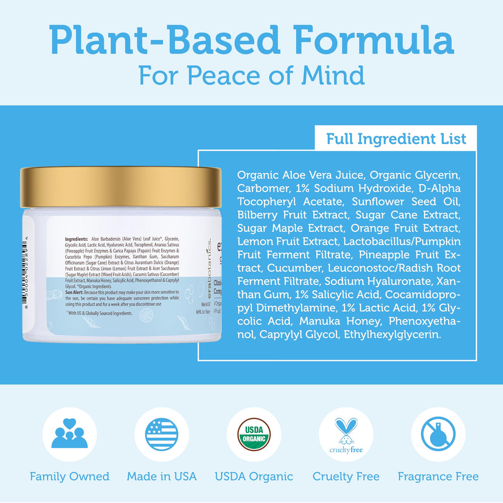 Era Organics dermatologist-tested label signals trusted, clean formulation.