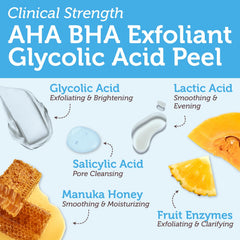 Era Organics exfoliating gel application demonstrates even texture and fresh-looking skin.