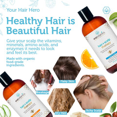 Era Organics Manuka Honey bottle with argan oil communicates nourishing care for hair.
