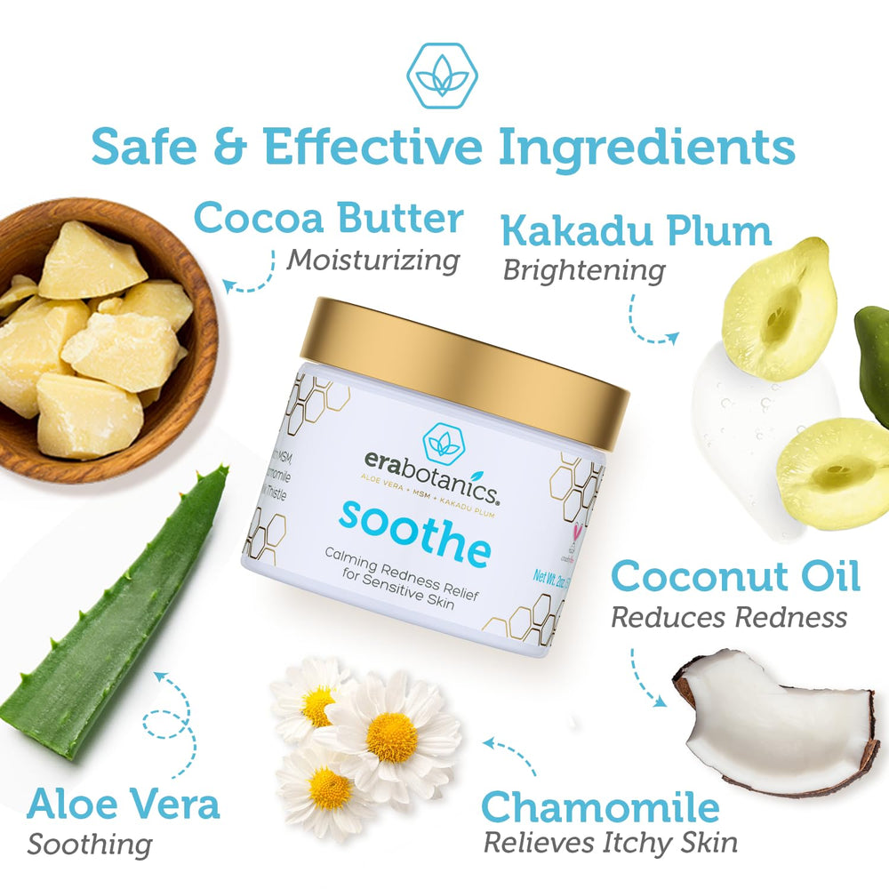 Era Organics Manuka honey swirl texture highlights soothing facial moisturizer.