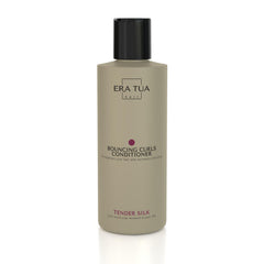 ERA TUA Tender Silk Bouncing Curls Conditioner packaging highlights Dutch-made quality for defined, bouncy curls.
