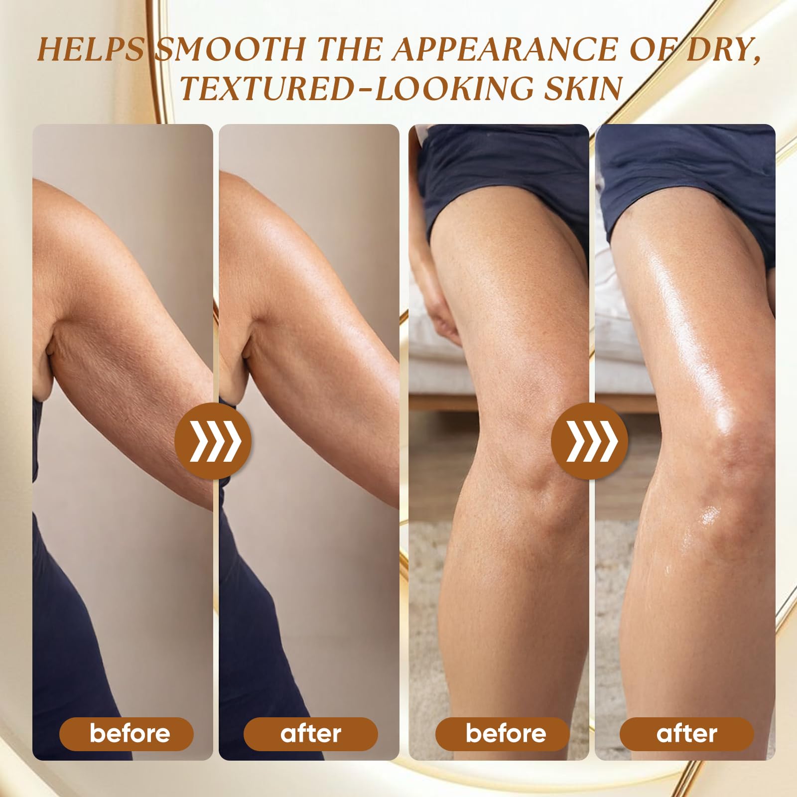 ERAE Queen Oil tummy application highlights targeted daily body care.