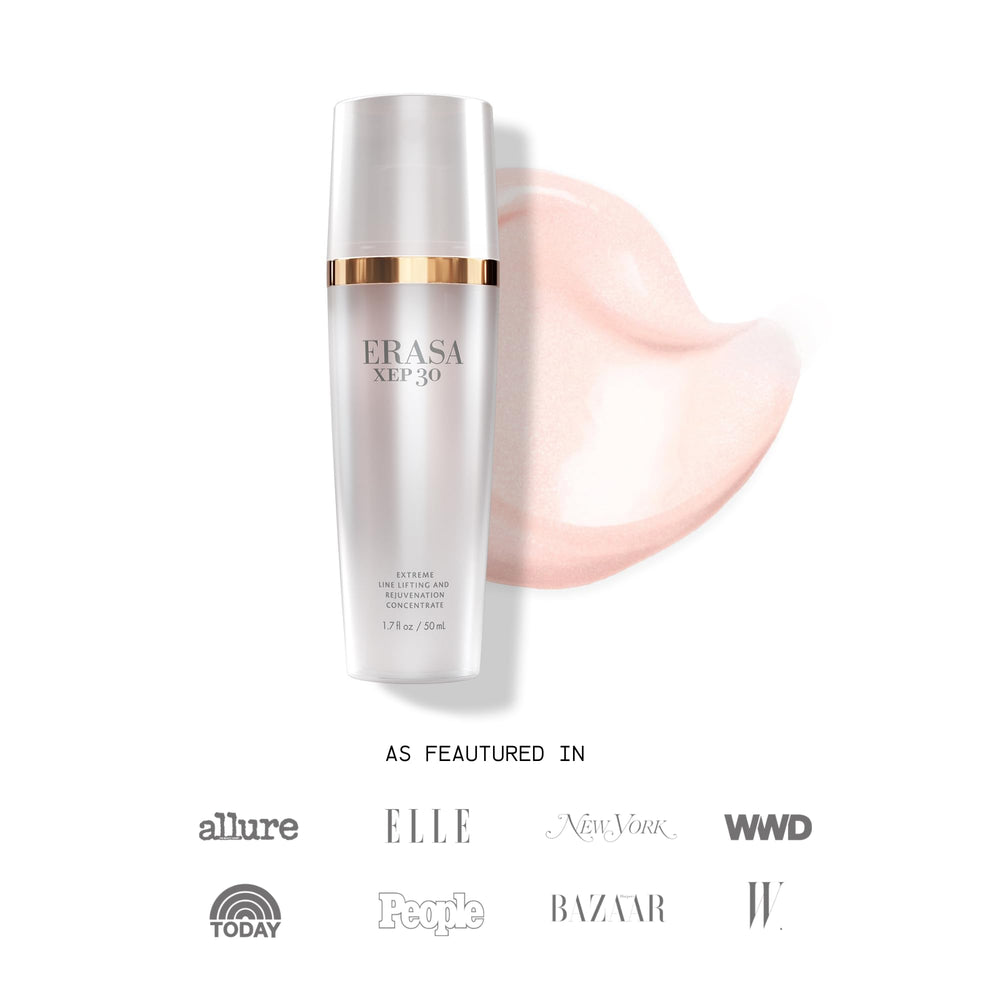 Close-up of Erasa XEP 30 texture indicating thick, luxurious serum
