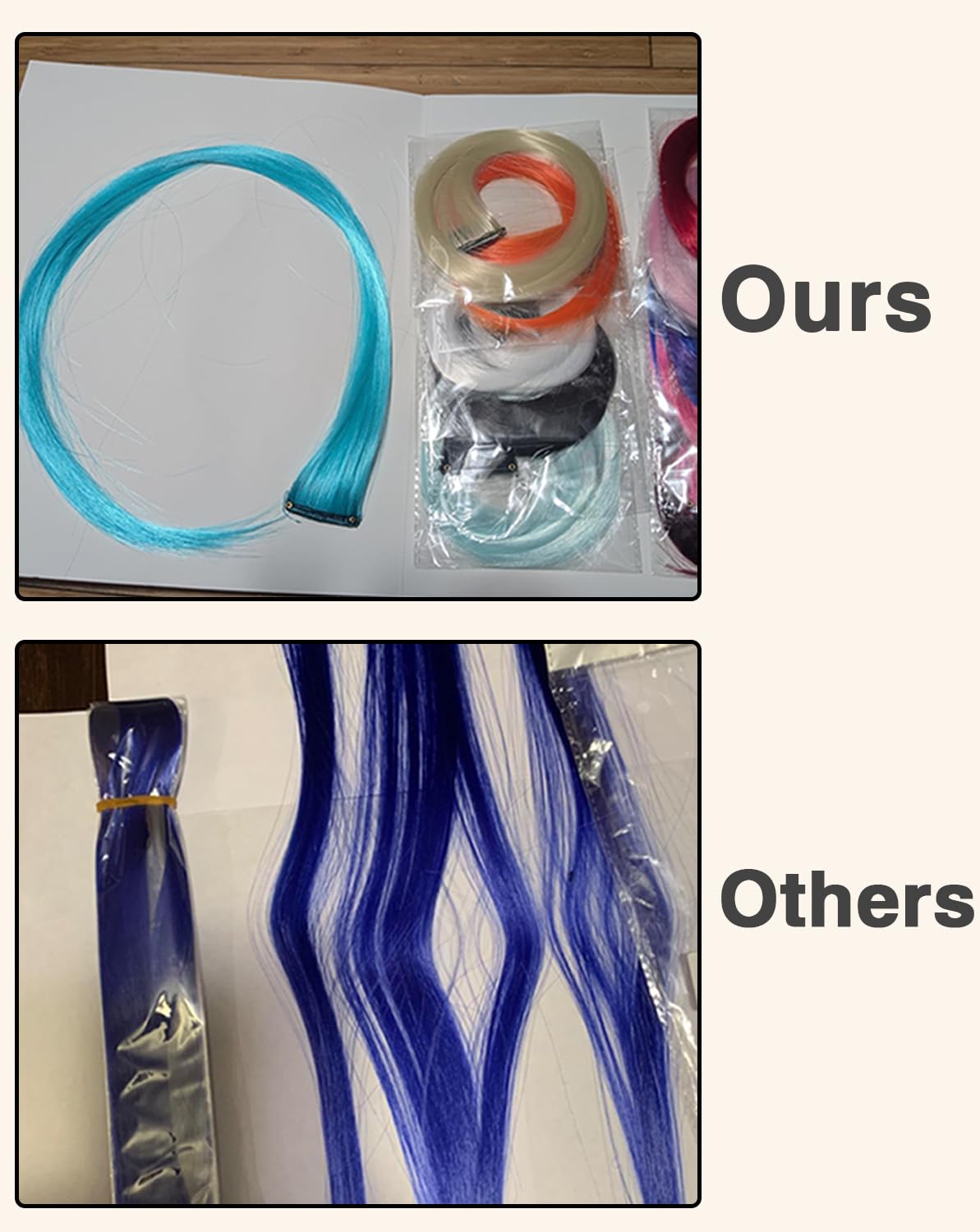 Eravauly easy clip-in hair color for girls, teens, and women.