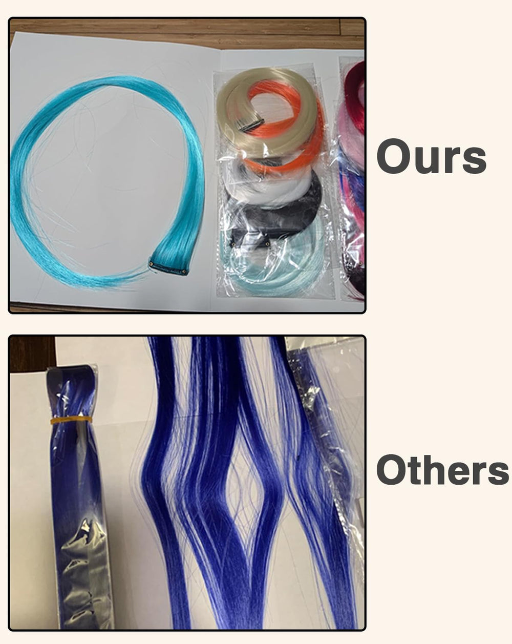 Eravauly easy clip-in hair color for girls, teens, and women.