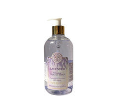 ERBARIO TOSCANO moisturizing liquid soap lavender bottle for nourishing hand care