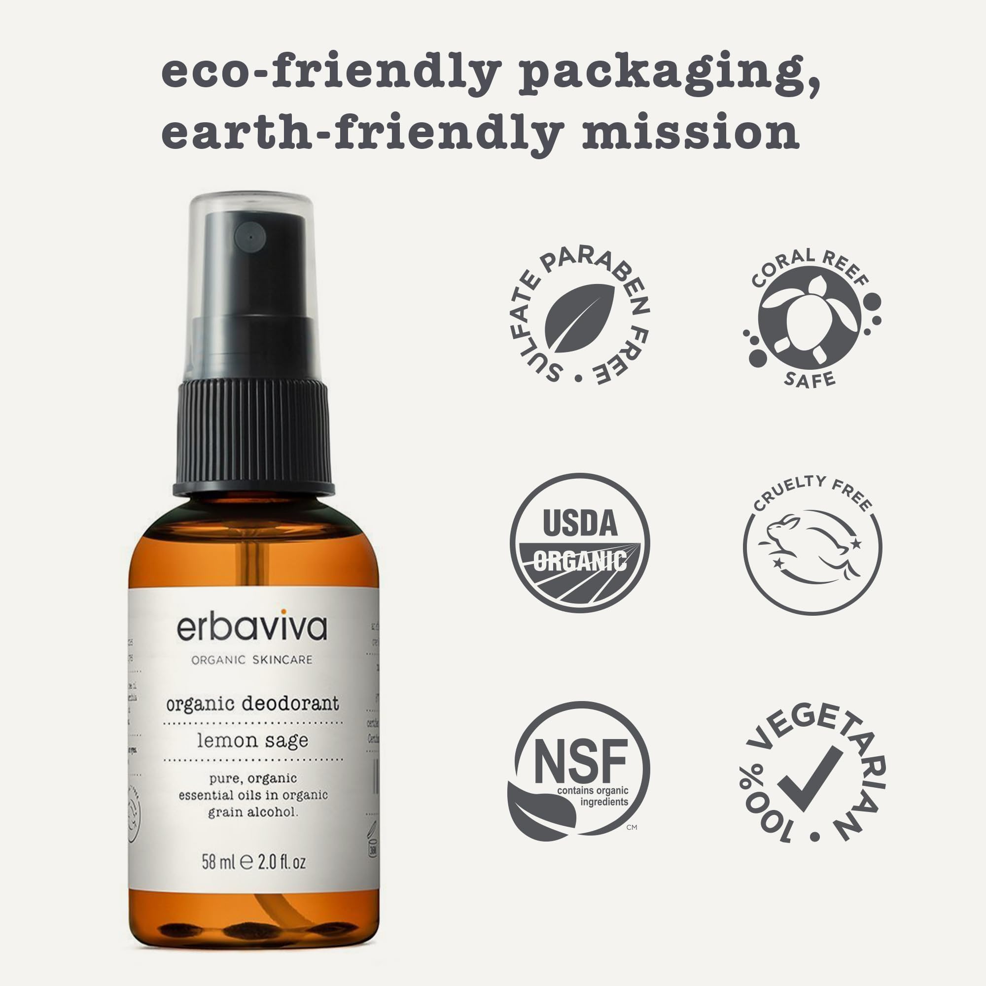 Erbaviva lemon and sage herbal aroma highlighting essential oils
