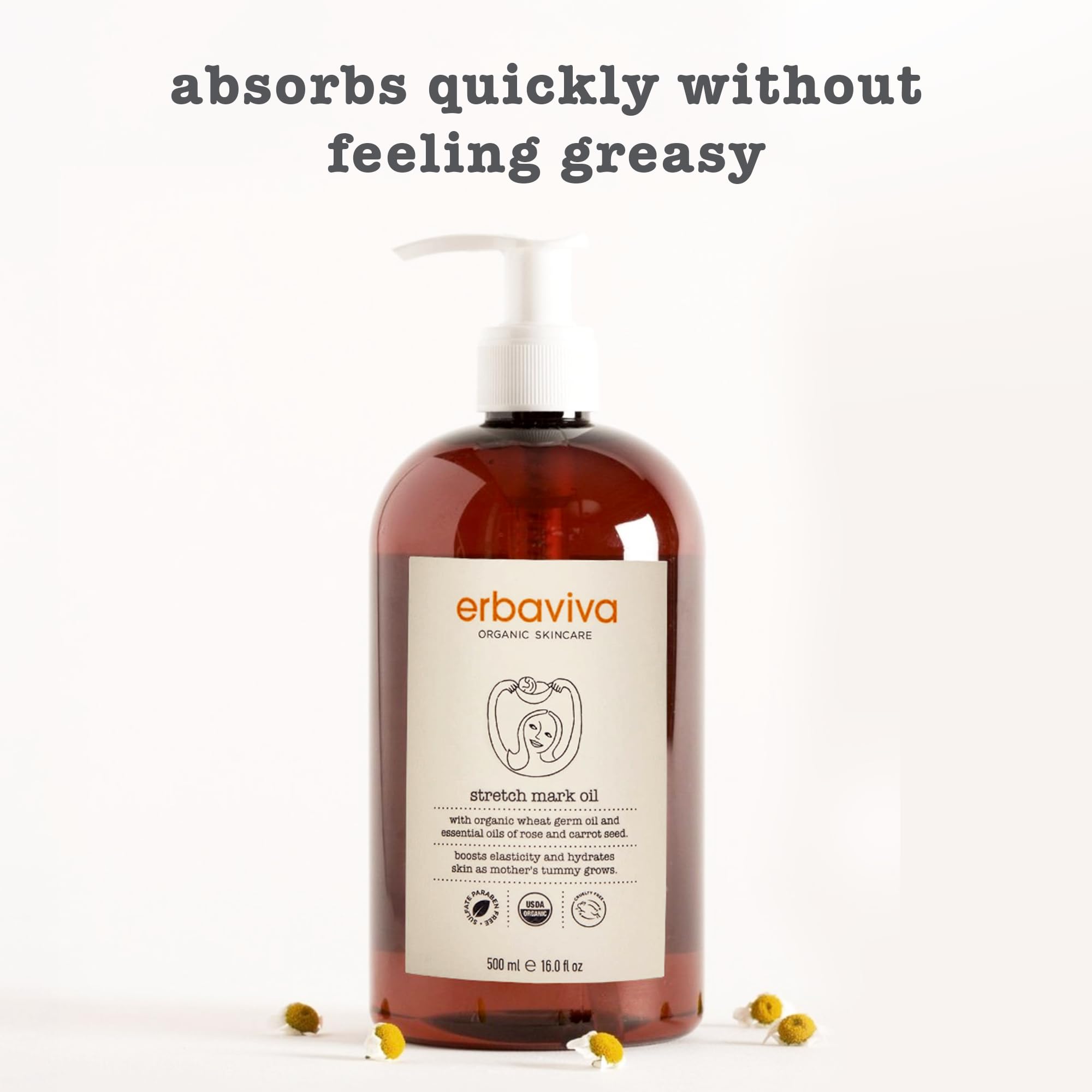Aromatic herbs and florals scent in Erbaviva oil