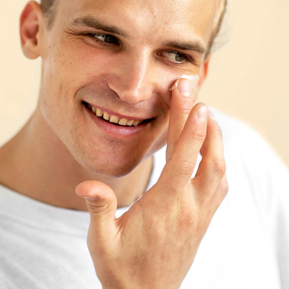 Dewy finish on the skin after light application.