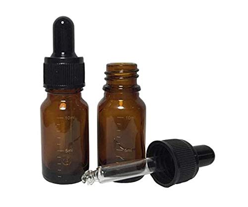 ericotry amber glass dropper bottle 15ml perfect for DIY skin care blends