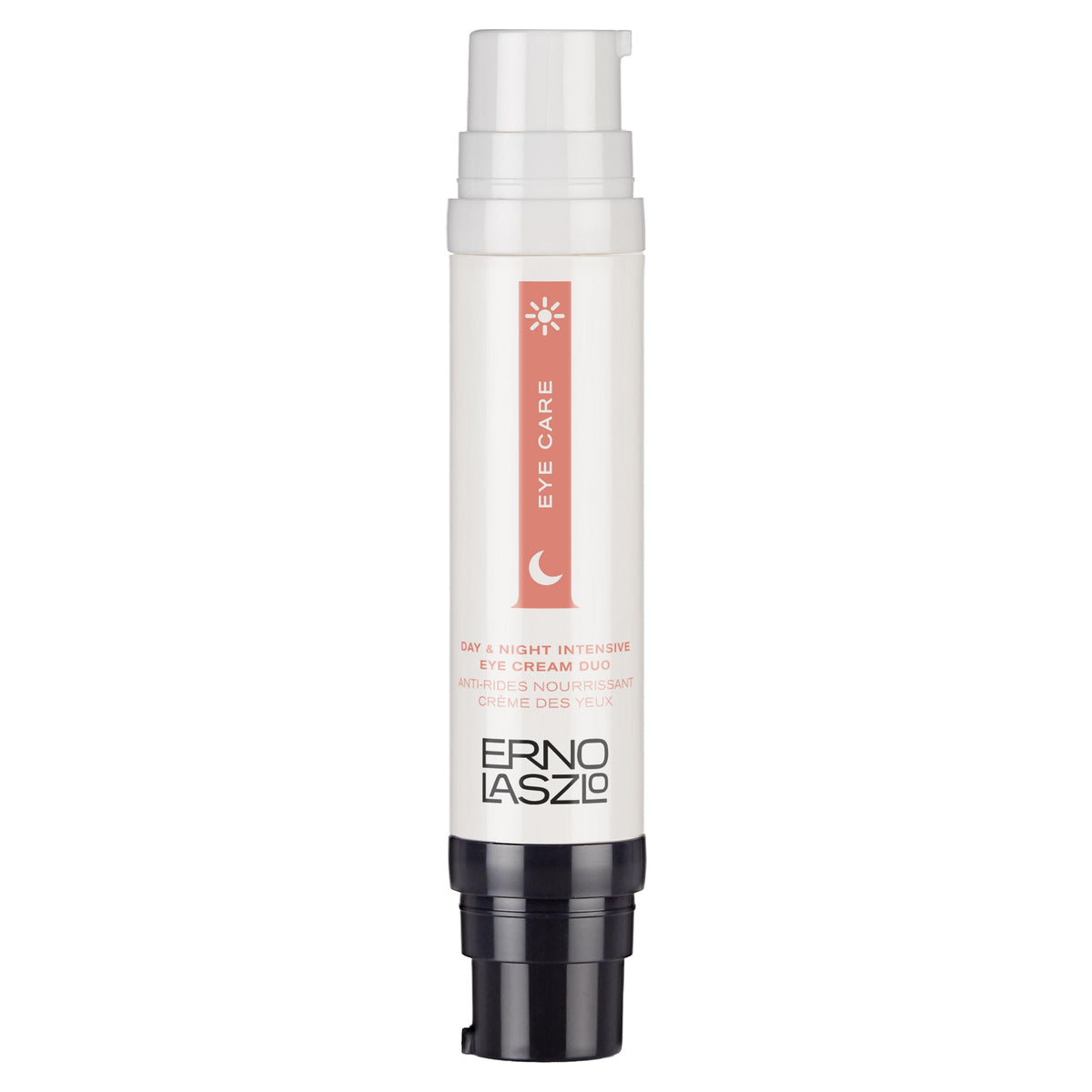 Erno Laszlo Day Eye Cream tube close-up highlighting hydration and brightness