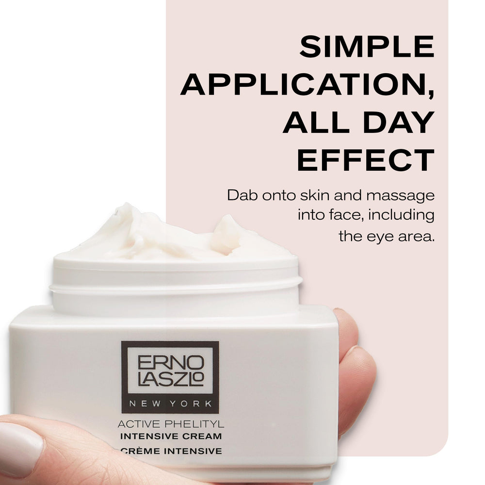 Dab technique with Erno Laszlo Active Phelityl Intensive Cream after serums
