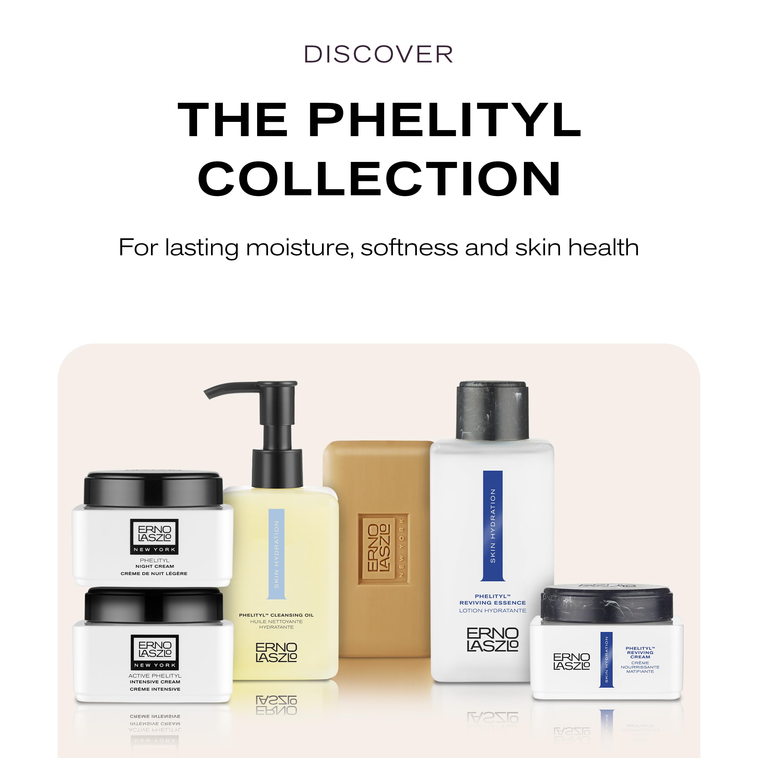 Erno Laszlo cream on finger spreading for quick hydration