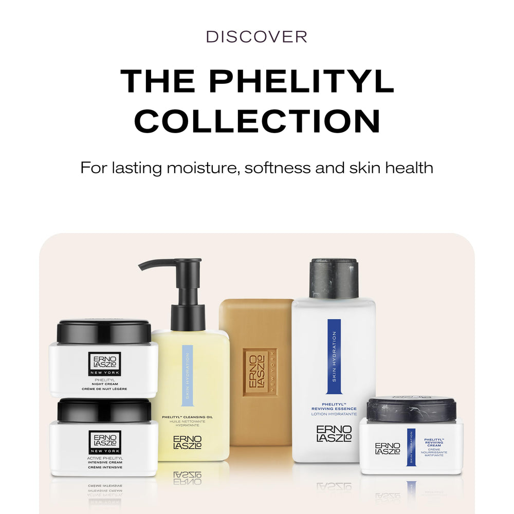 Erno Laszlo cream on finger spreading for quick hydration