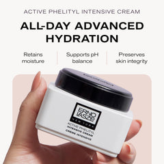 Active Phelityl Intensive Cream texture close-up shows absorbent hydration