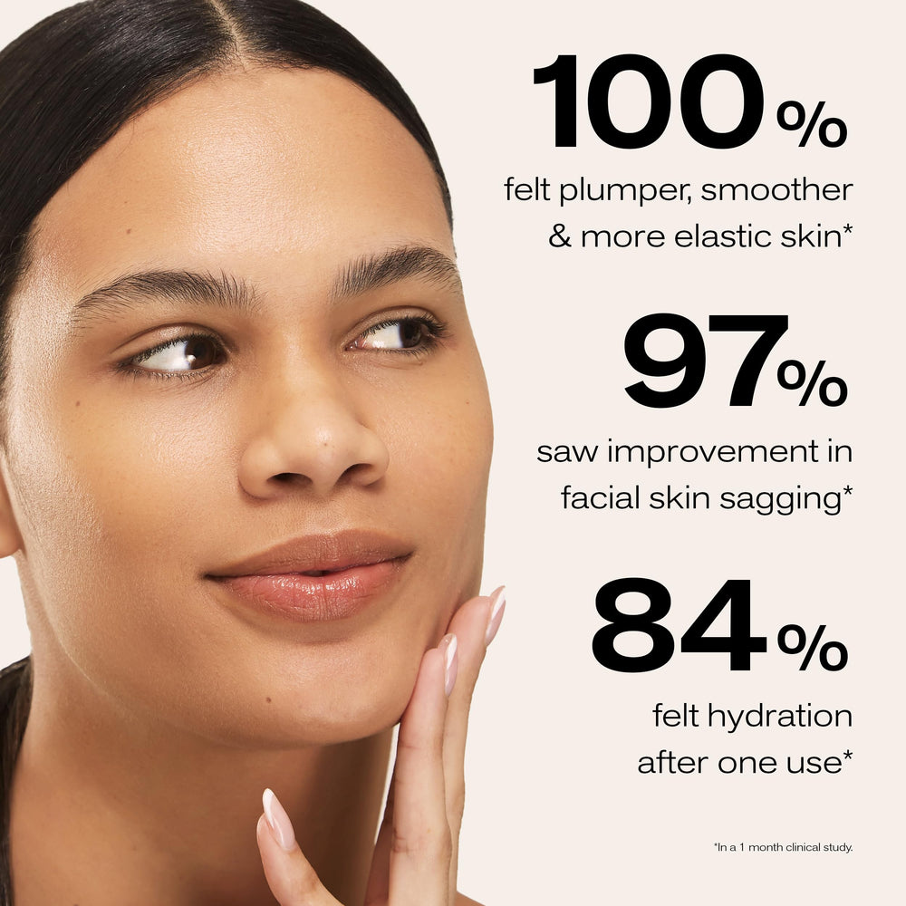 Erno Laszlo Hydra-Therapy Memory Gel Sleep Mask applied to the face for smooth texture