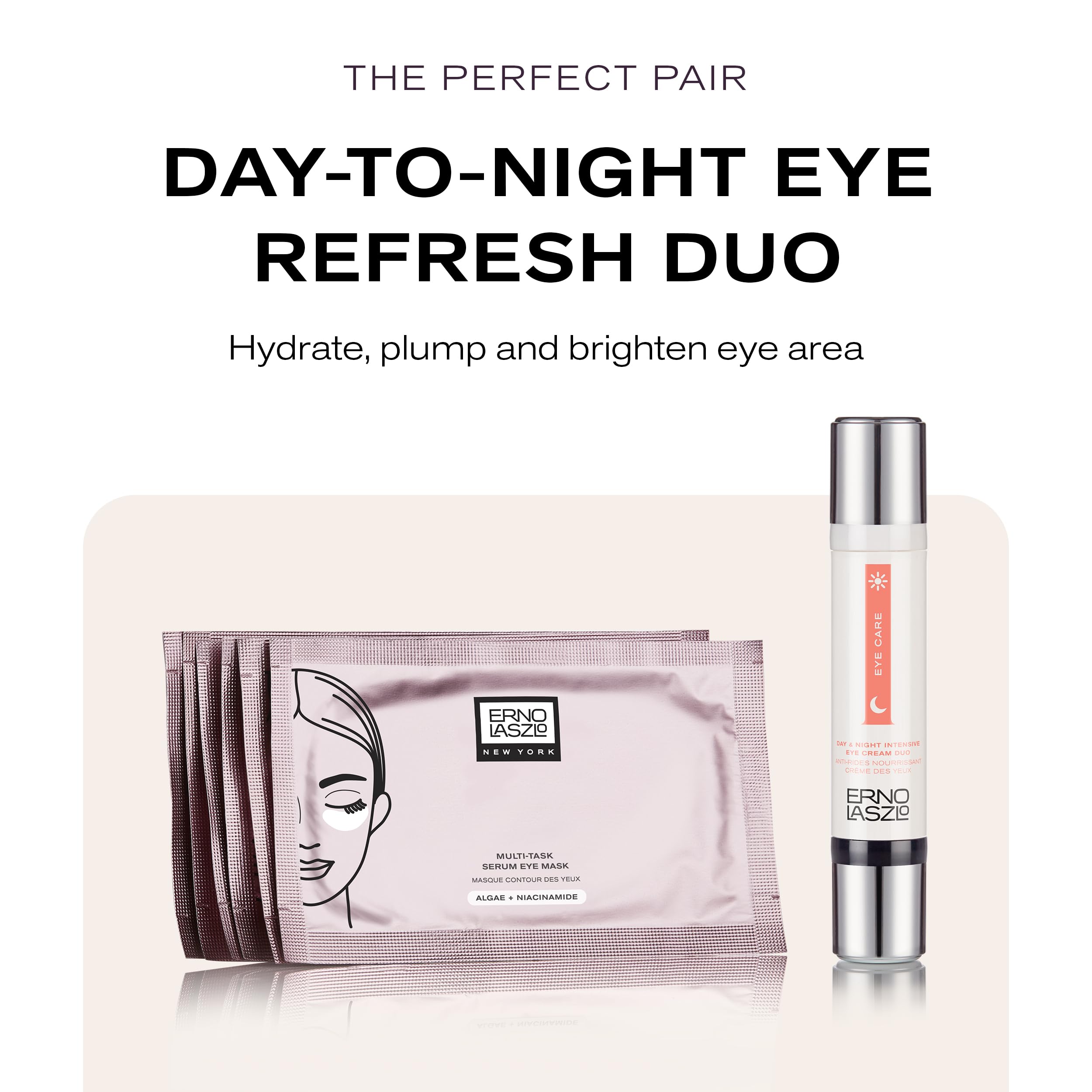 Erno Laszlo under-eye mask clean beauty claim on packaging