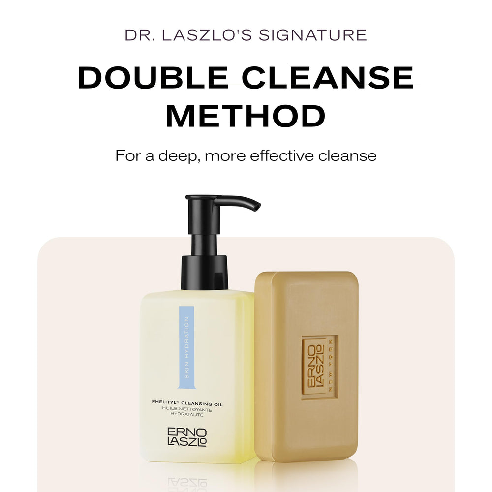 Erno Laszlo Phelityl bar packaging supports sustainable skincare.
