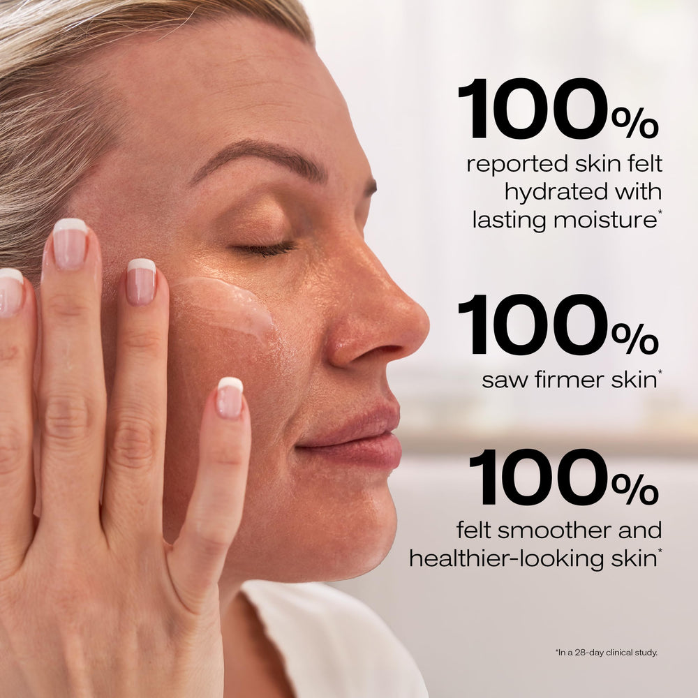 Applying Erno Laszlo Phelityl Reviving Cream to face and neck for smoothness