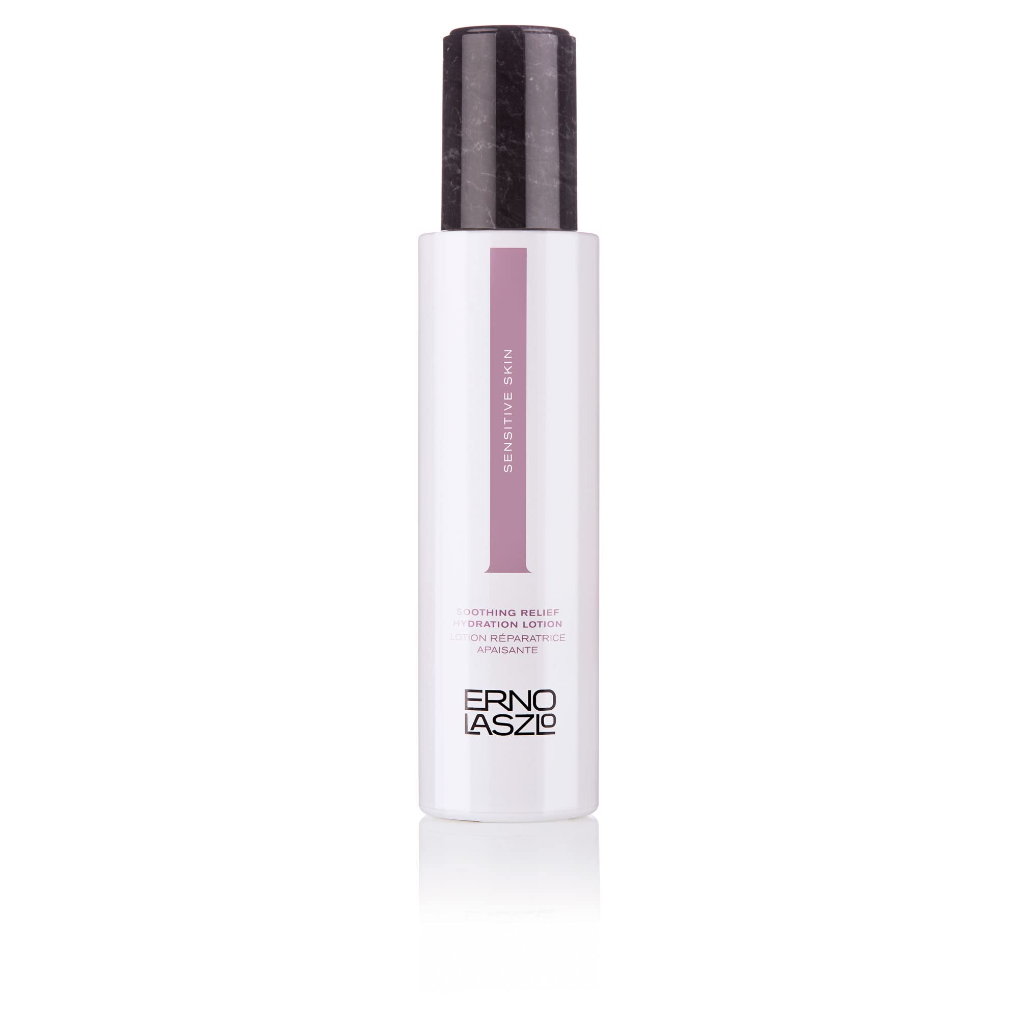 Erno Laszlo Soothing Relief Hydration Lotion bottle for calm, hydrated skin.