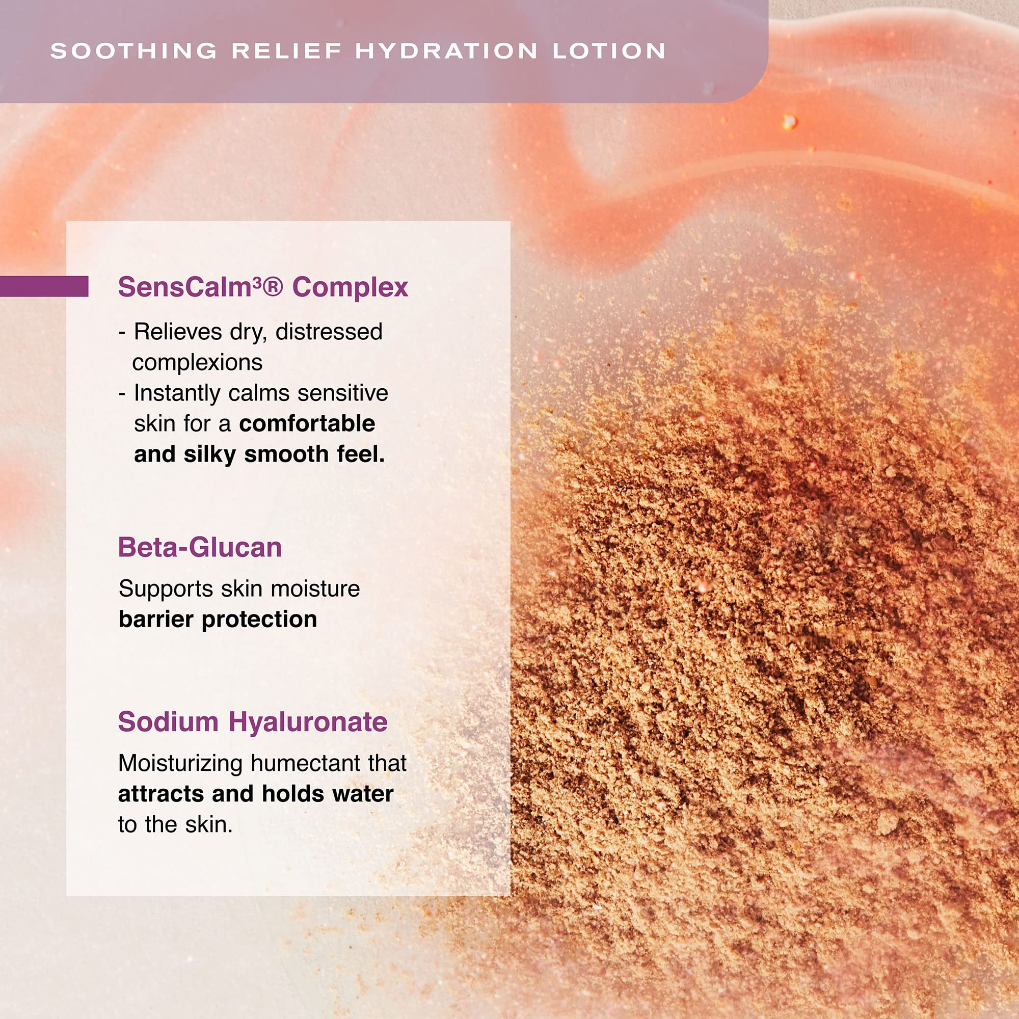 Pump dispensing on Erno Laszlo Soothing Relief Hydration Lotion for easy, even application.