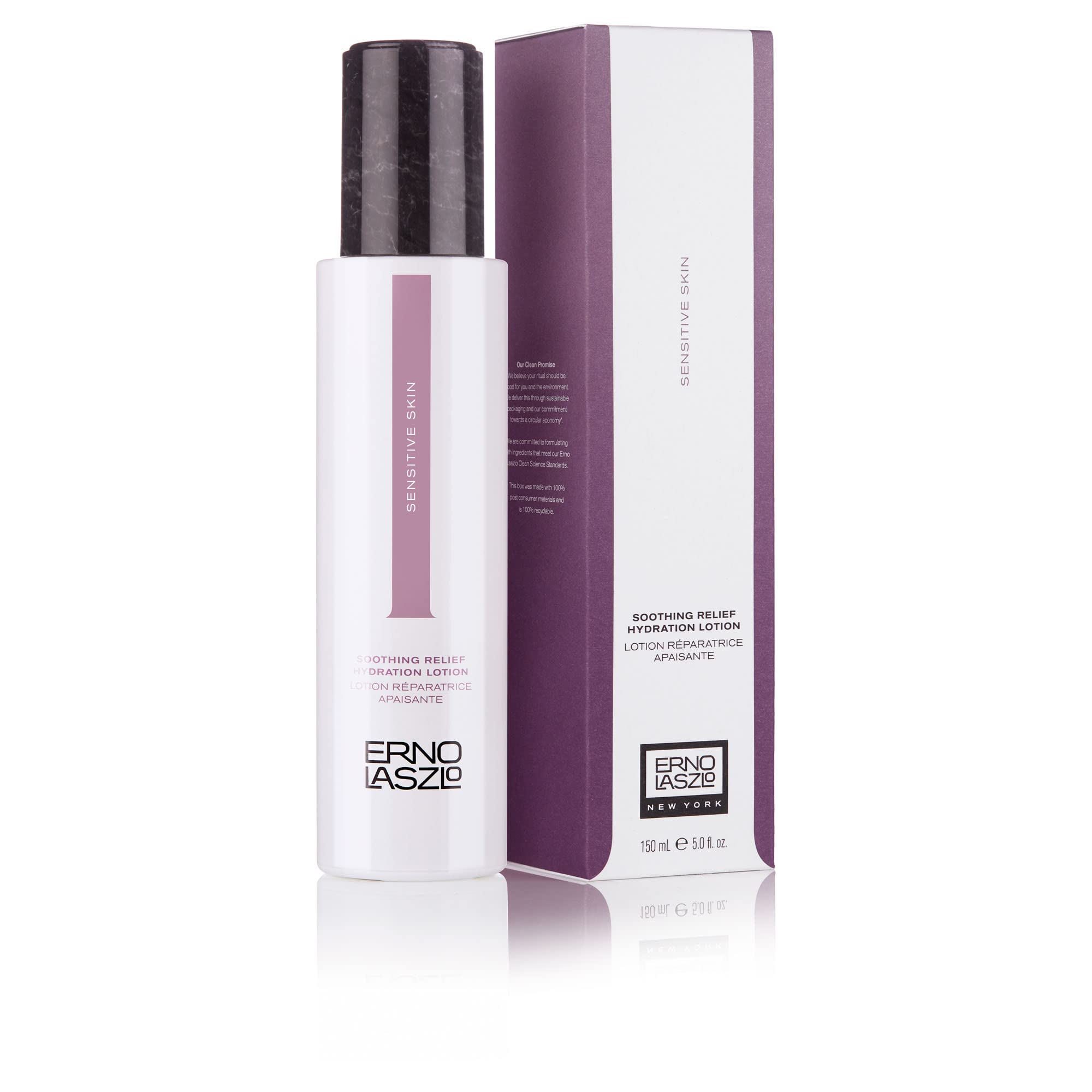 Routine order image for Erno Laszlo Soothing Relief Hydration Lotion: lotion, serum, emulsion.