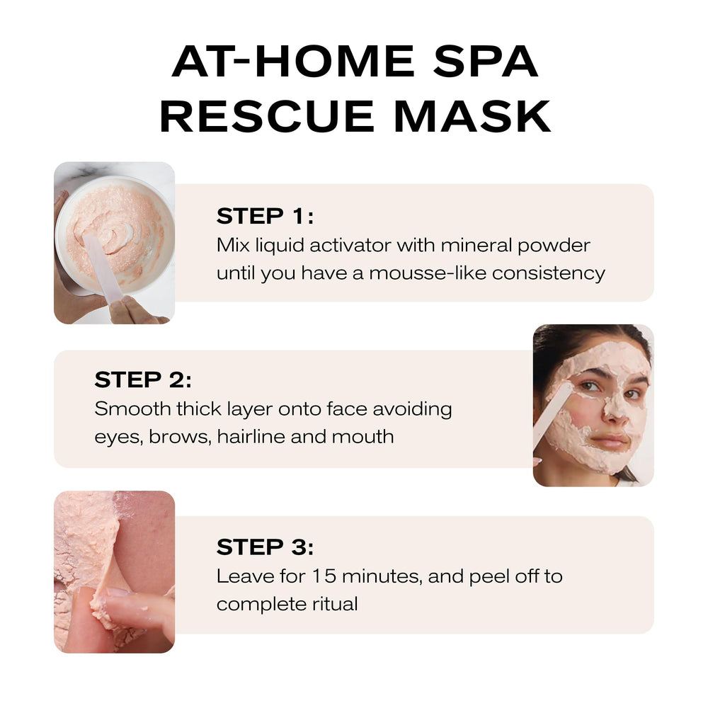 Close-up of mineral-rich blend from Dead Sea ingredients in the mask.