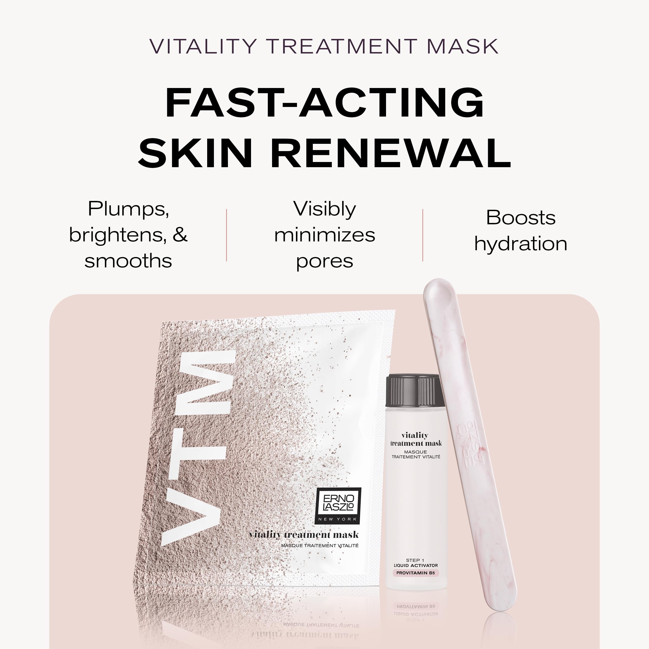 Powder and activator mix into a creamy layer for even coverage on skin.