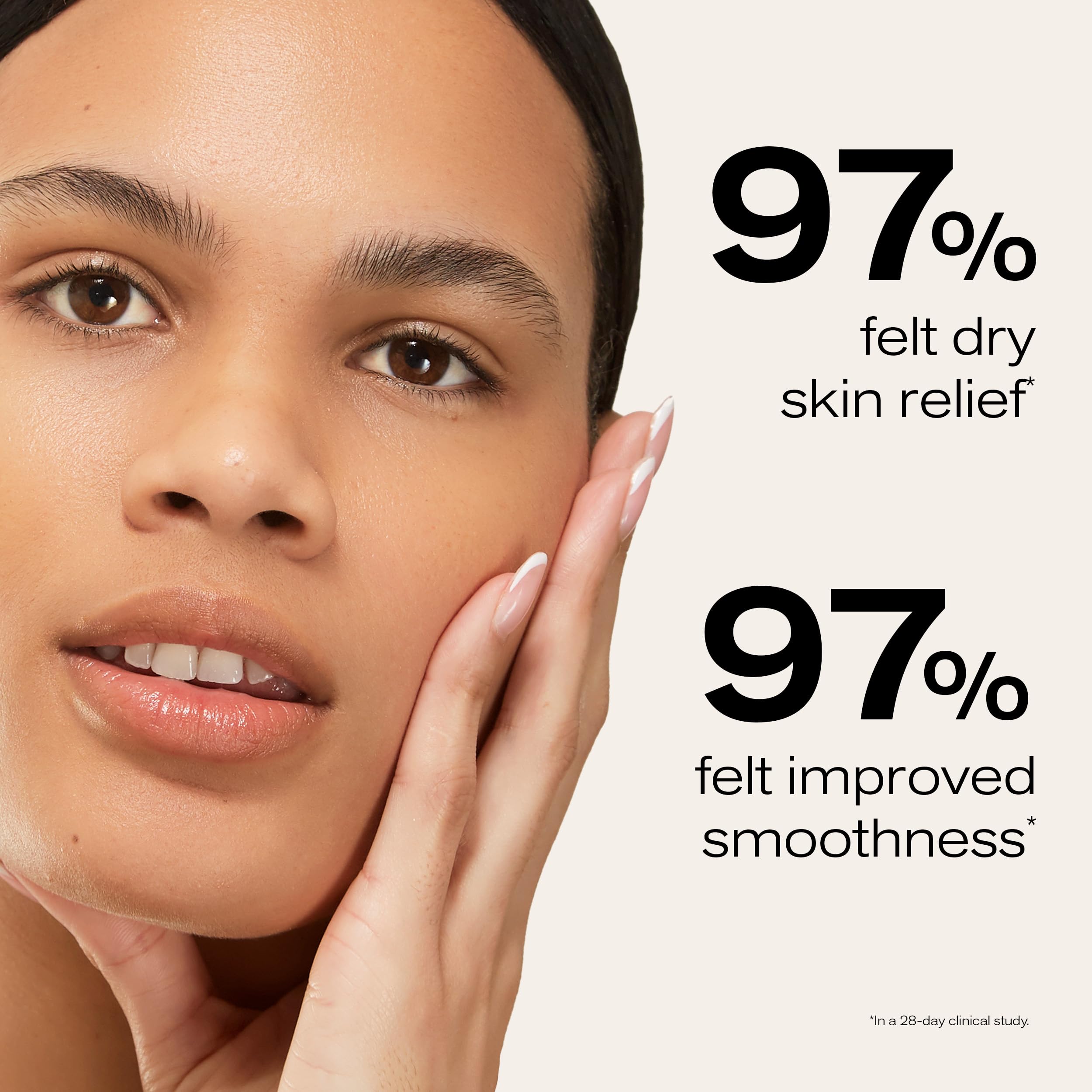 Applying Erno Laszlo Phelityl Night Cream on face and neck in upward motion