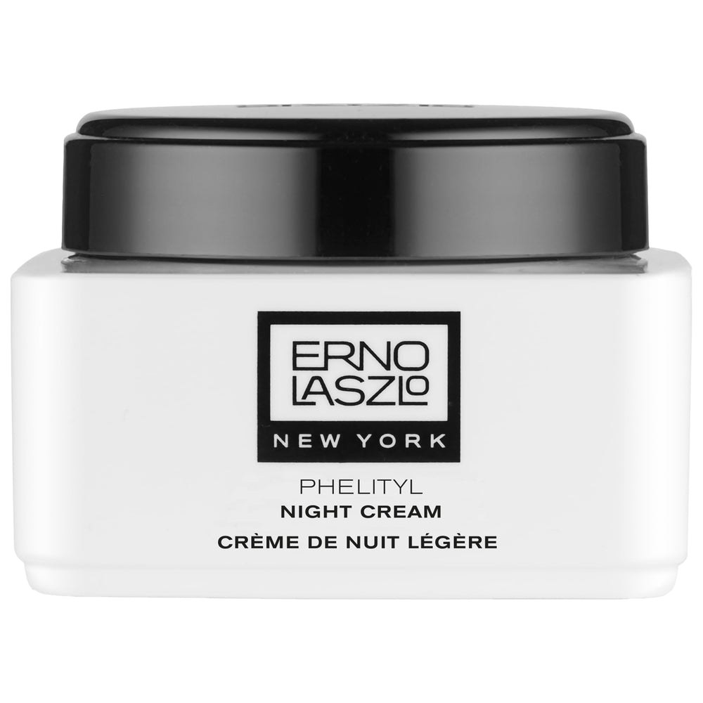 Erno Laszlo Phelityl Night Cream bottle for overnight hydration