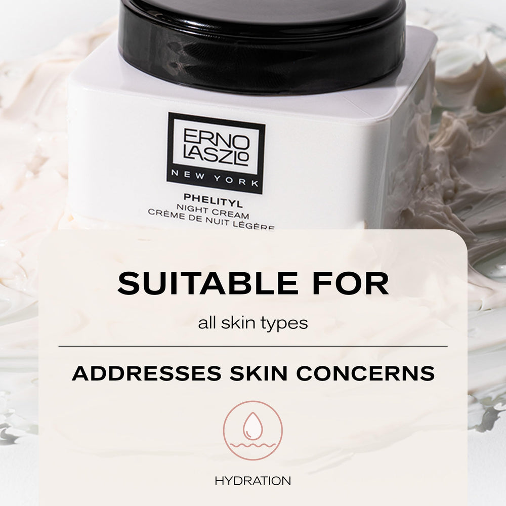 Creamy emollients in Erno Laszlo Phelityl Night Cream