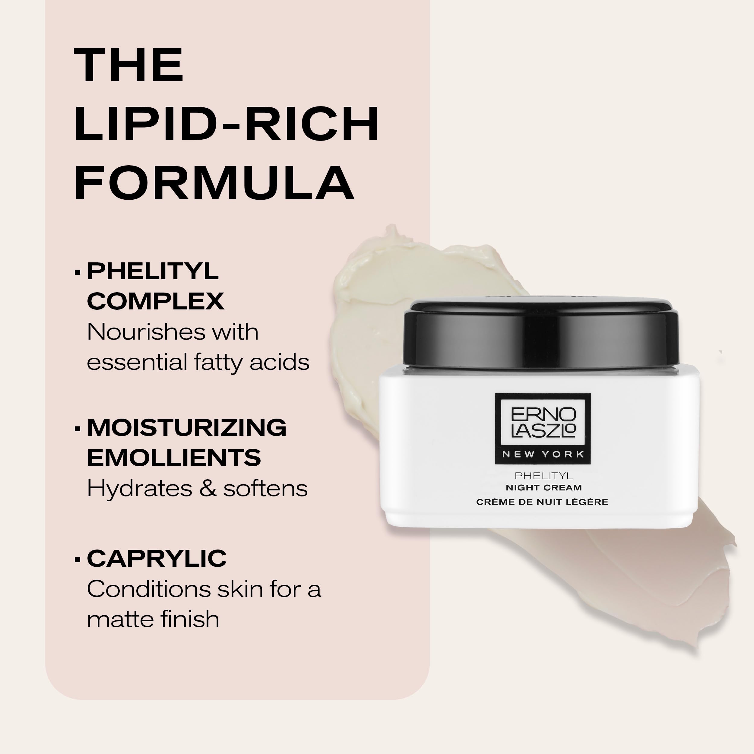 Night cream applied to neck and décolletage for balanced hydration