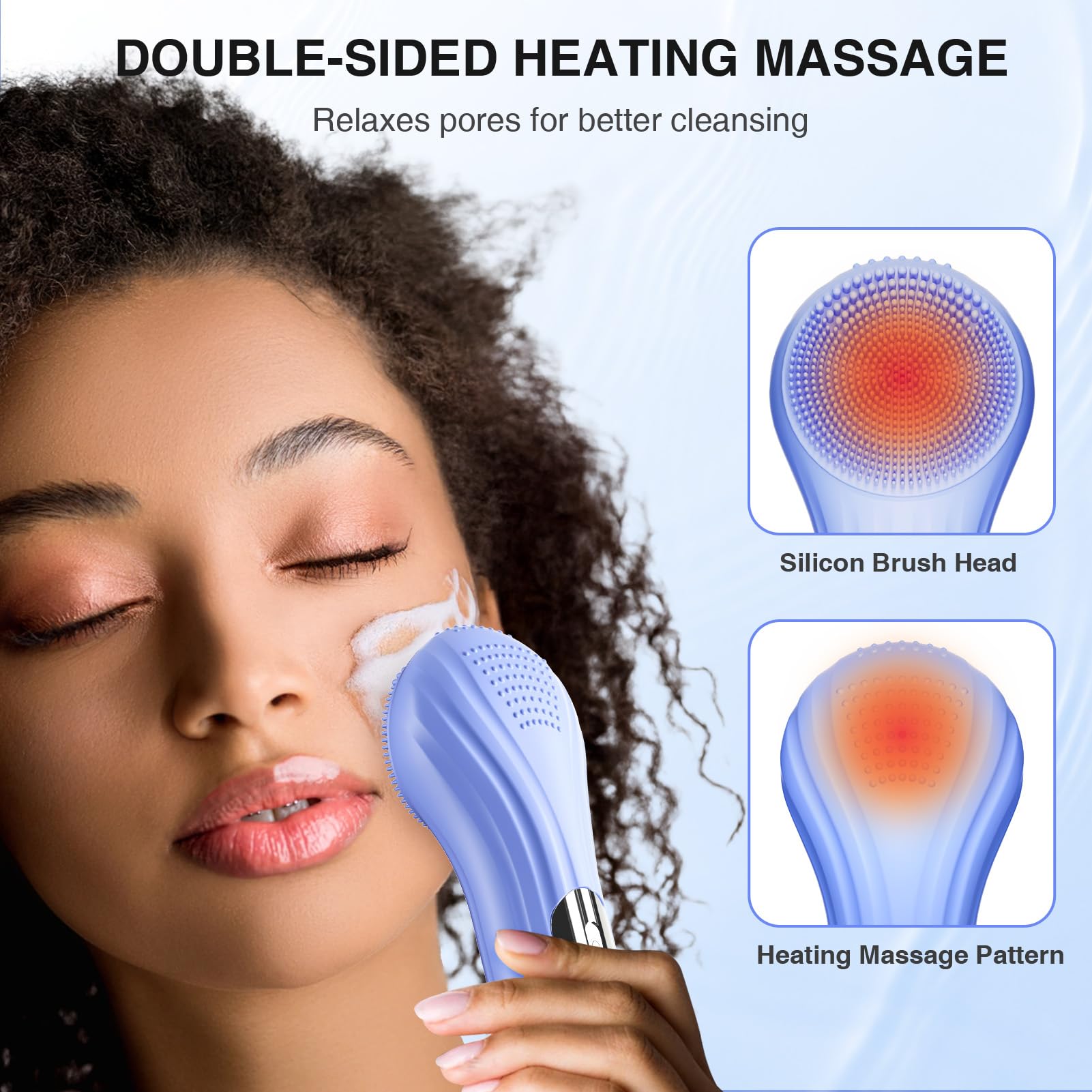 ERROWIN ergonomic handheld design for comfortable daily cleansing.